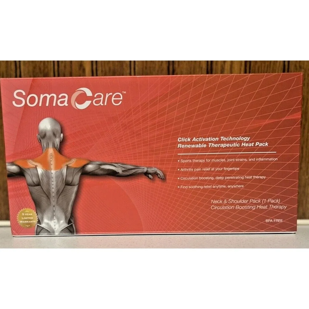 Soma Care Neck & Shoulder Pack,‎ NIB Circulating Heat Therapy/Pain Management